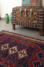 Antique Afshar SeKale Carpet  Baft Region c. 1910–1930 158*108CM - Image 3