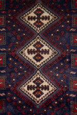 Antique Afshar SeKale Carpet  Baft Region c. 1910–1930 158*108CM - Image 4