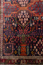 Antique Fine Afshar Shahr e Babak Vases Carpet 173*135CM - Image 4