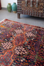 Antique Fine Afshar Shahr e Babak Vases Carpet 173*135CM - Image 3