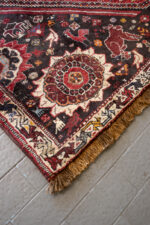 Qashqai ShishBoluki Tribal Rug Flora and Fauna c.1955–1965 265*171CM - Image 6