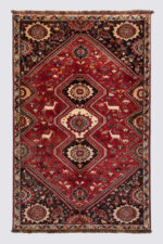 Qashqai ShishBoluki Tribal Rug Flora and Fauna c.1955–1965 265*171CM