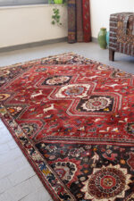 Qashqai ShishBoluki Tribal Rug Flora and Fauna c.1955–1965 265*171CM - Image 3