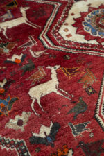 Qashqai ShishBoluki Tribal Rug Flora and Fauna c.1955–1965 265*171CM - Image 5