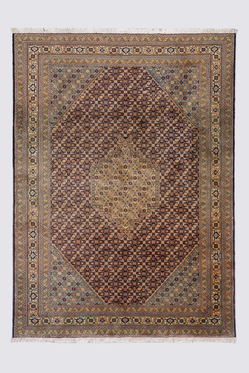 RCA431-Bijar-Mahi-Persian-Carpet_ Fine Bijar Mahi Persian Carpet c.1970s 292*214CM