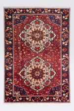 Bakhtiari Hinegun Carpet Twin Diamond Medallion c.1950s–60s 299*210CM