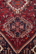 Qashqai Kashkuli Triple Medallion Persian Rug  c.1960s 268*177CM - Image 3
