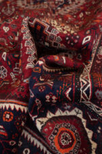 Qashqai Kashkuli Triple Medallion Persian Rug  c.1960s 268*177CM - Image 5