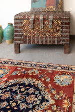 Mid 20th Century Hamadan Persian Armenian Rug 140*107CM - Image 2