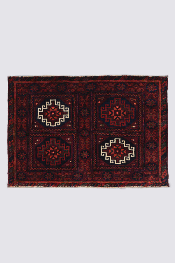 Baluch 4 panel Persian Rug
