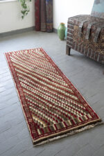 Bakhtiari Checkered Persian Gabbeh Runner 210*80CM - Image 2
