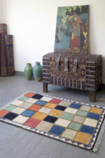 Lori Checkered Gabbeh 149*98CM - Image 2