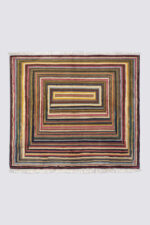 Contemporary Kerman Fine Frames Persian Rug  149*132CM