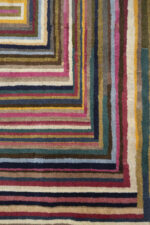 Contemporary Kerman Fine Frames Persian Rug  149*132CM - Image 3