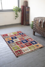 Semi Antique Bakhtiari Checkered Gabbeh 148*93CM - Image 3