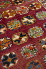 Qashqai DoghozLoo Ghezel Gheichi Gabbeh 210*129CM - Image 4