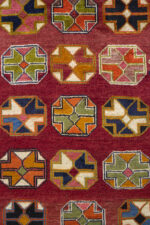 Qashqai DoghozLoo Ghezel Gheichi Gabbeh 210*129CM - Image 3