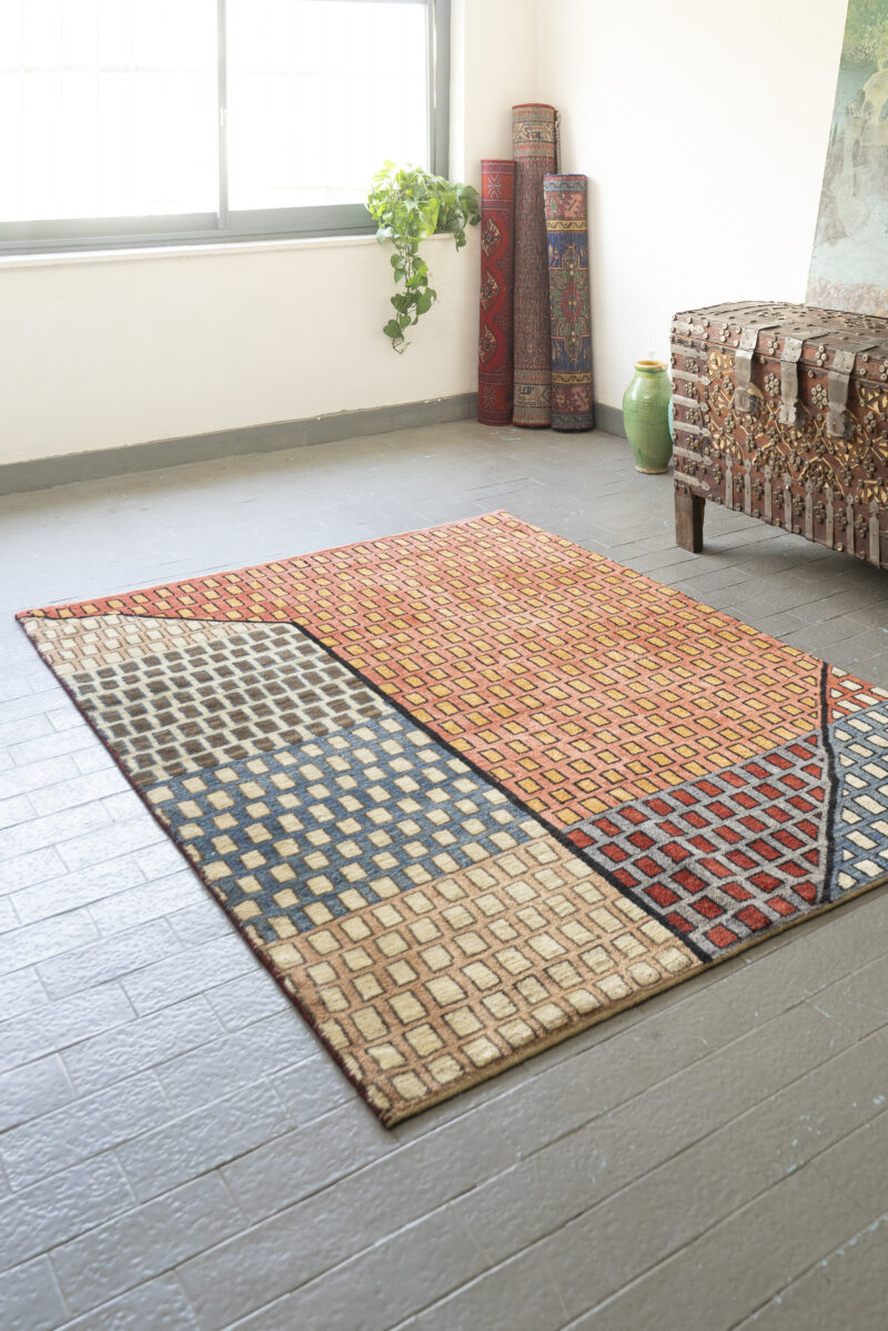 Qashqai Fine Abstract Persian Gabbeh C.1980S 200*150Cm - Image 3
