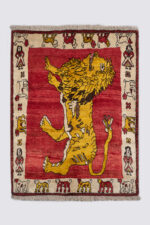 Qashqai Lion Persian Gabbeh