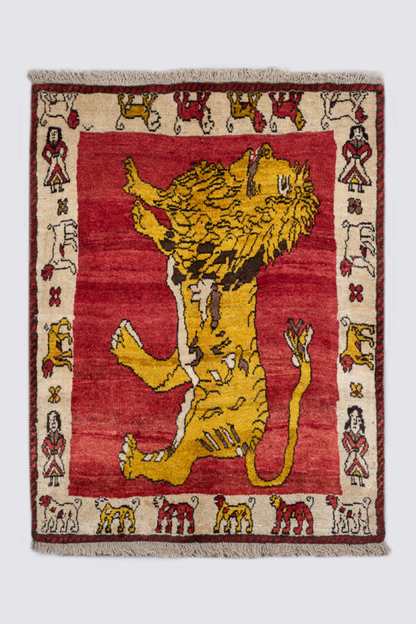 Qashqai Lion Persian Gabbeh