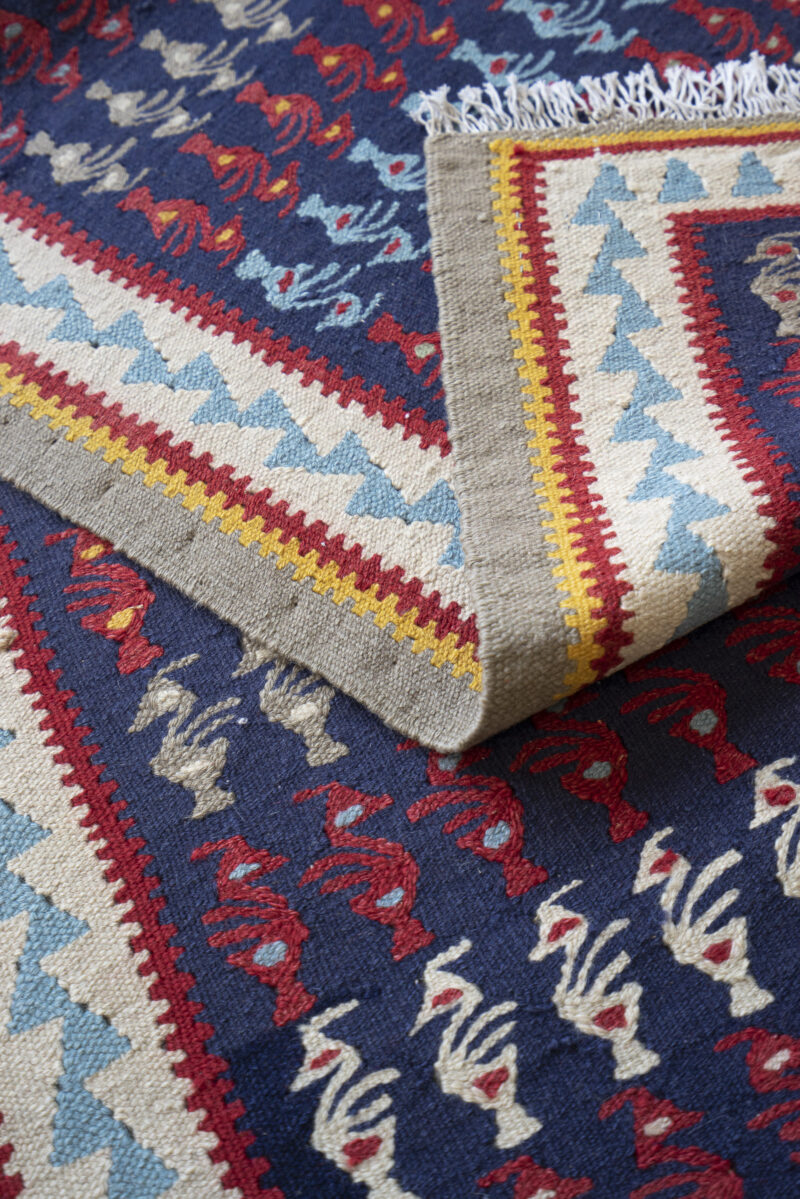 Ardabil Peacock Kilim Runner 270*60Cm - Image 5