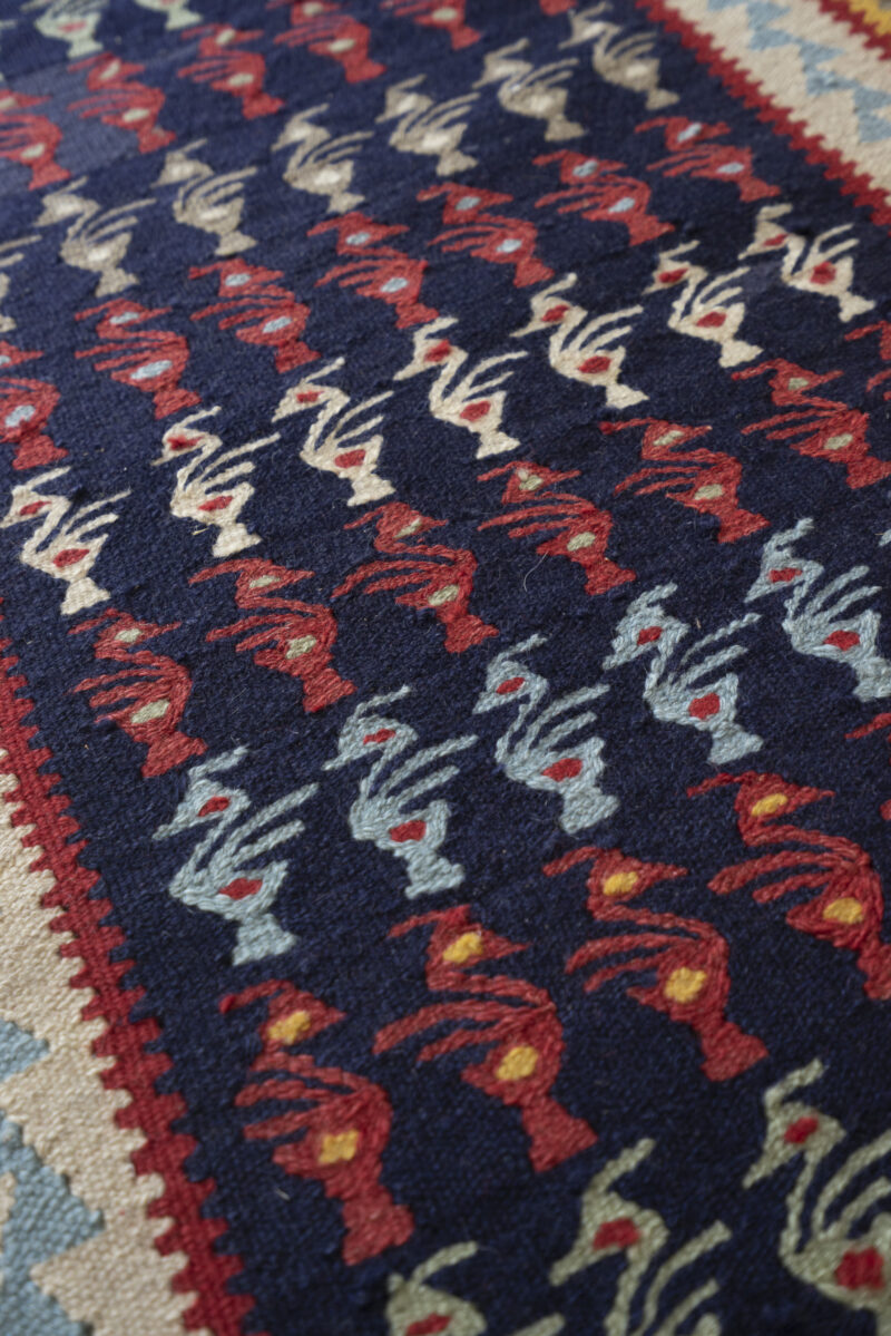 Ardabil Peacock Kilim Runner 270*60Cm - Image 4