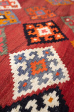 RK211 Qashqai Kilim With Diamond Lattice 7