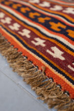 RK211 Qashqai Kilim With Diamond Lattice 8