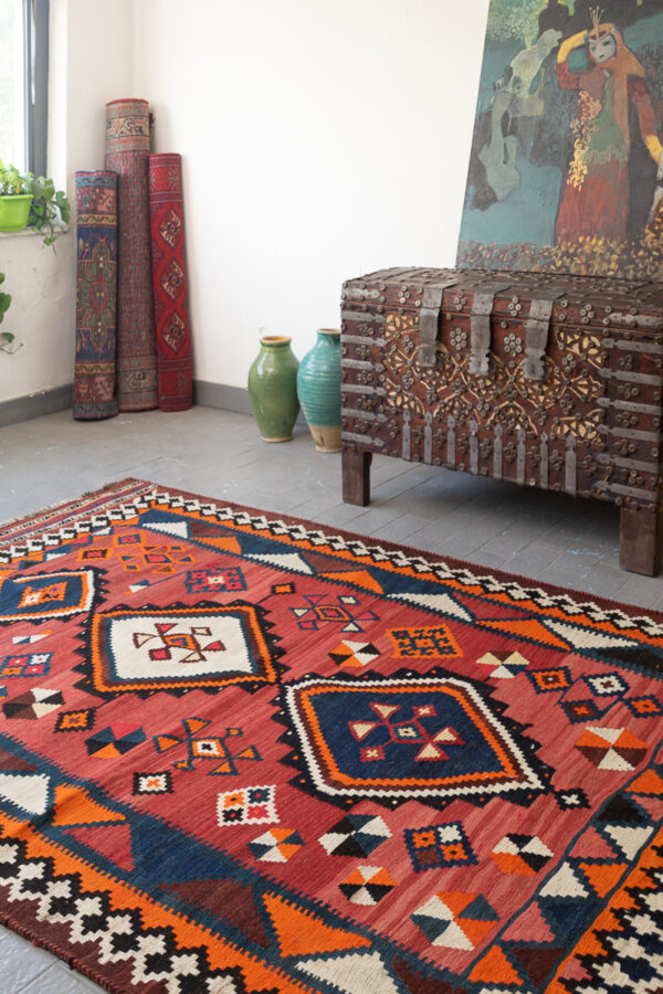 RK212 Qashqai Farsimadan Kilim Geometric 2