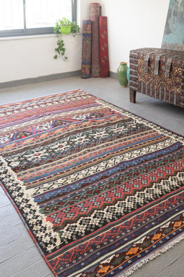 RK213 Afshar Fine Sine Riz Kilim 2