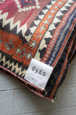 RK220 Qashqai Lowzi Goats Hair Warp Kilim 12