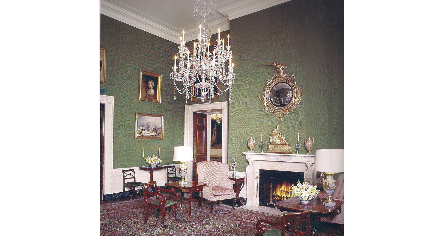 White House Green Room Persian Carpet
