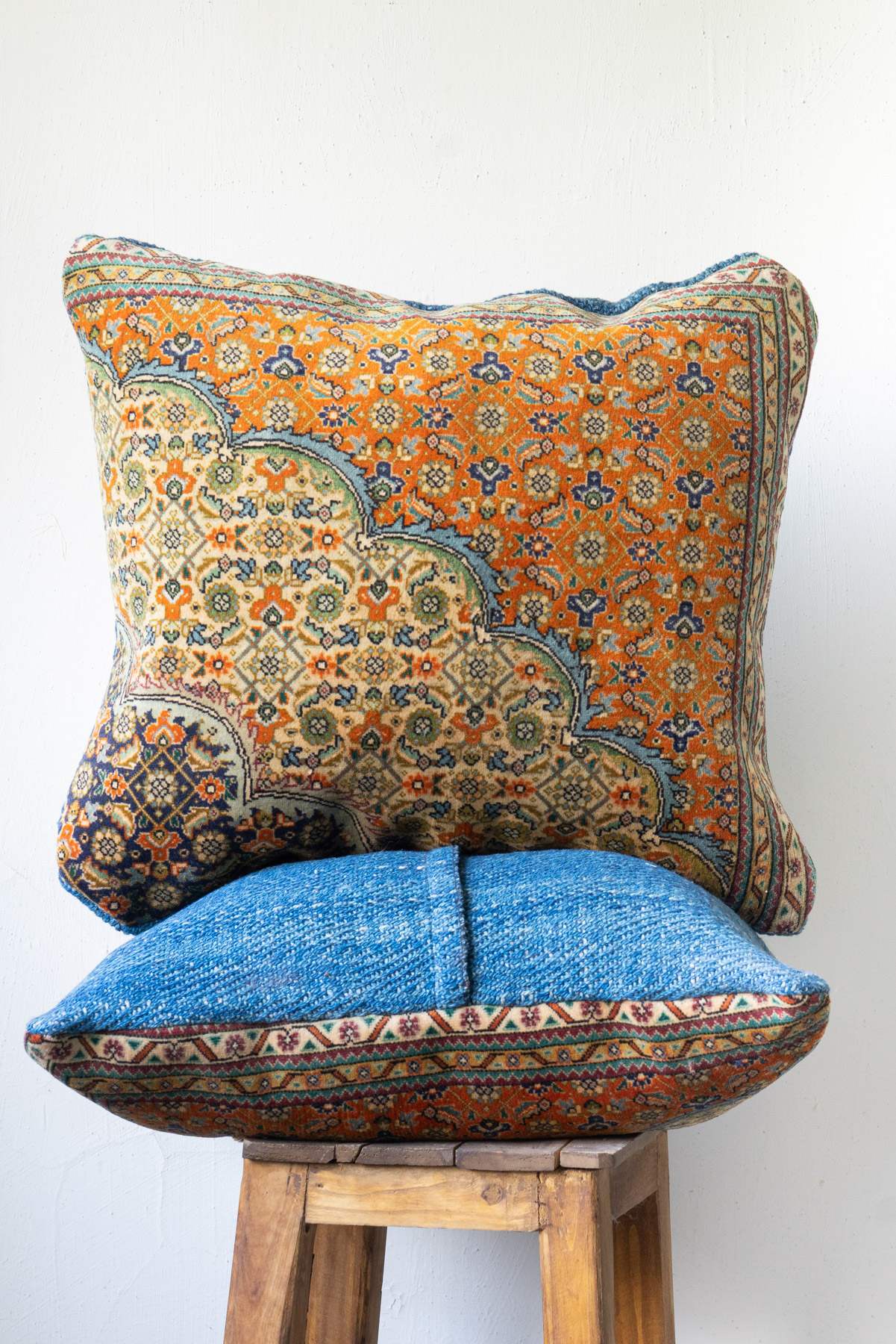 Fine Tabriz Carpet Cushions