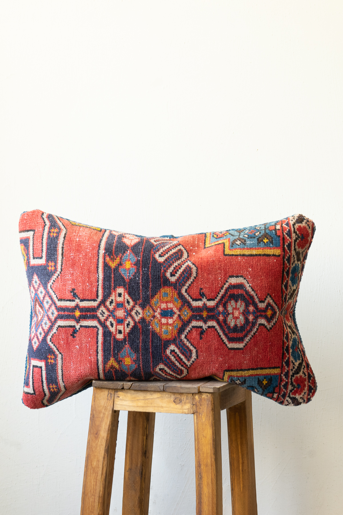 Antique Mazlaghan Carpet Cushion