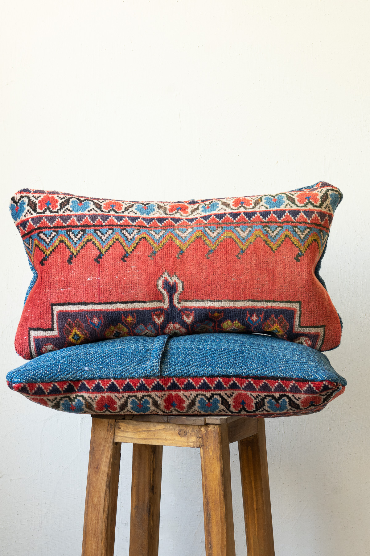 Antique Mazlaghan Carpet Cushion