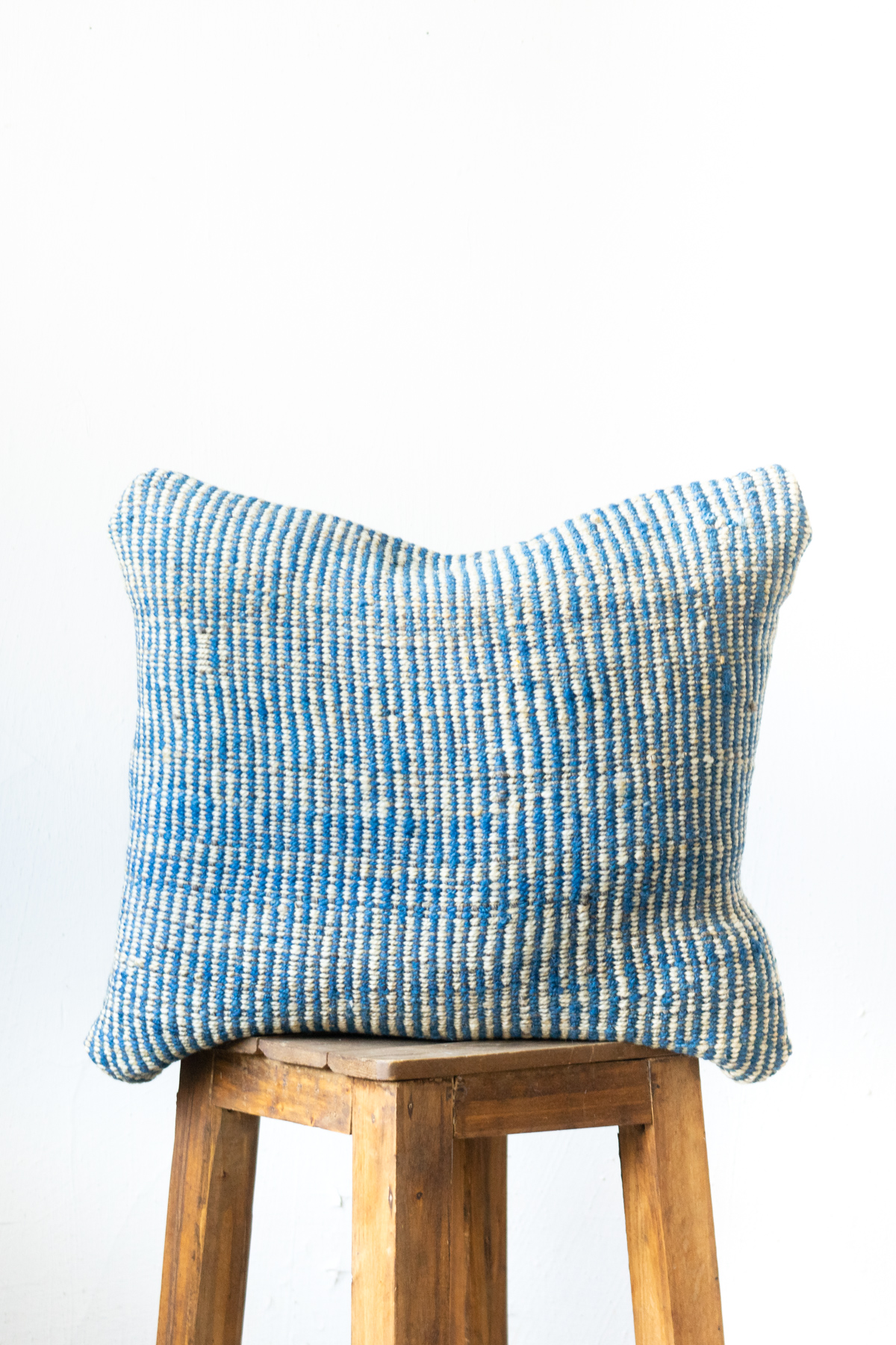 Simple Light Blue Kilim Cushions