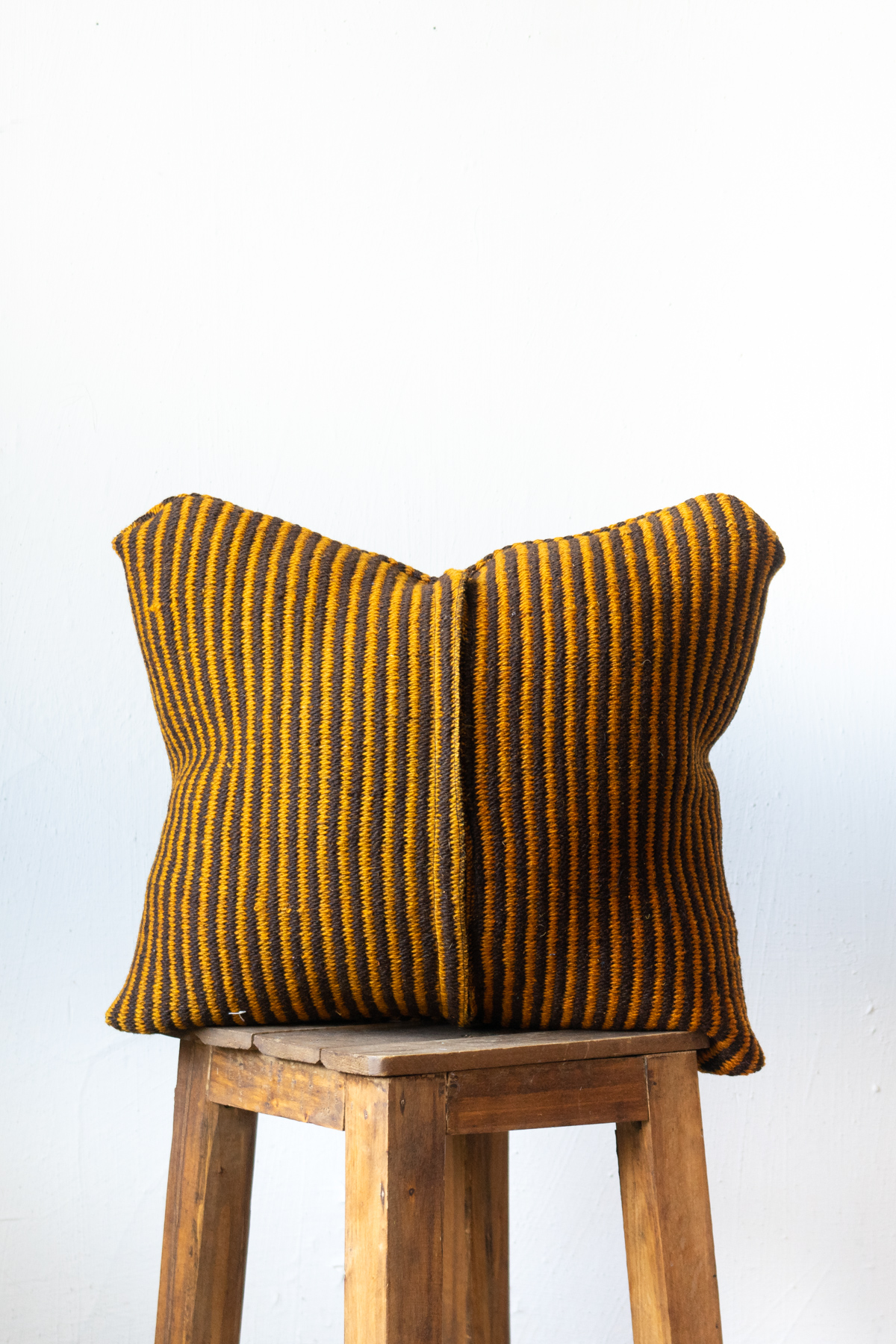 Simple Mustard Kilim Cushions with zip