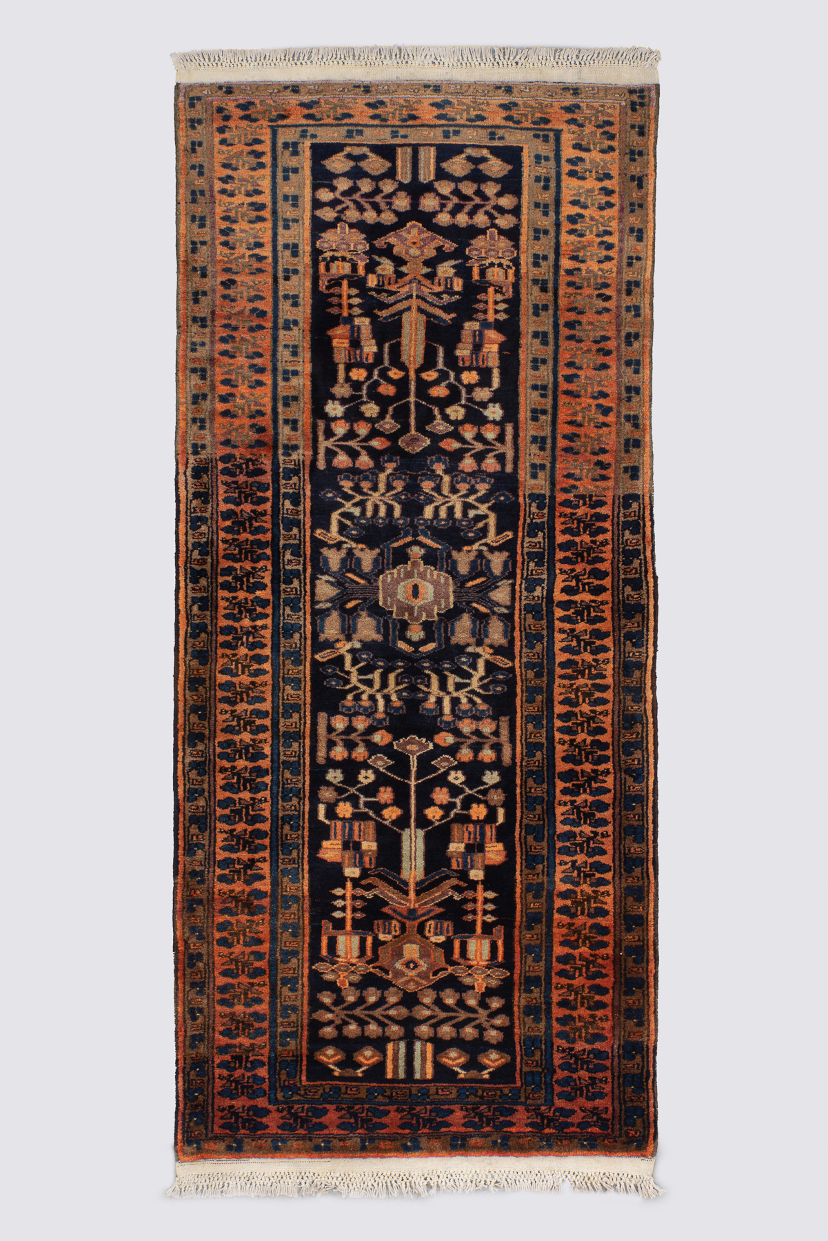 Antique Taleghan double Tree of Life Carpet
