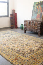 RCA442 Semi Antique Silk Warp Isfahan Vorosht 2