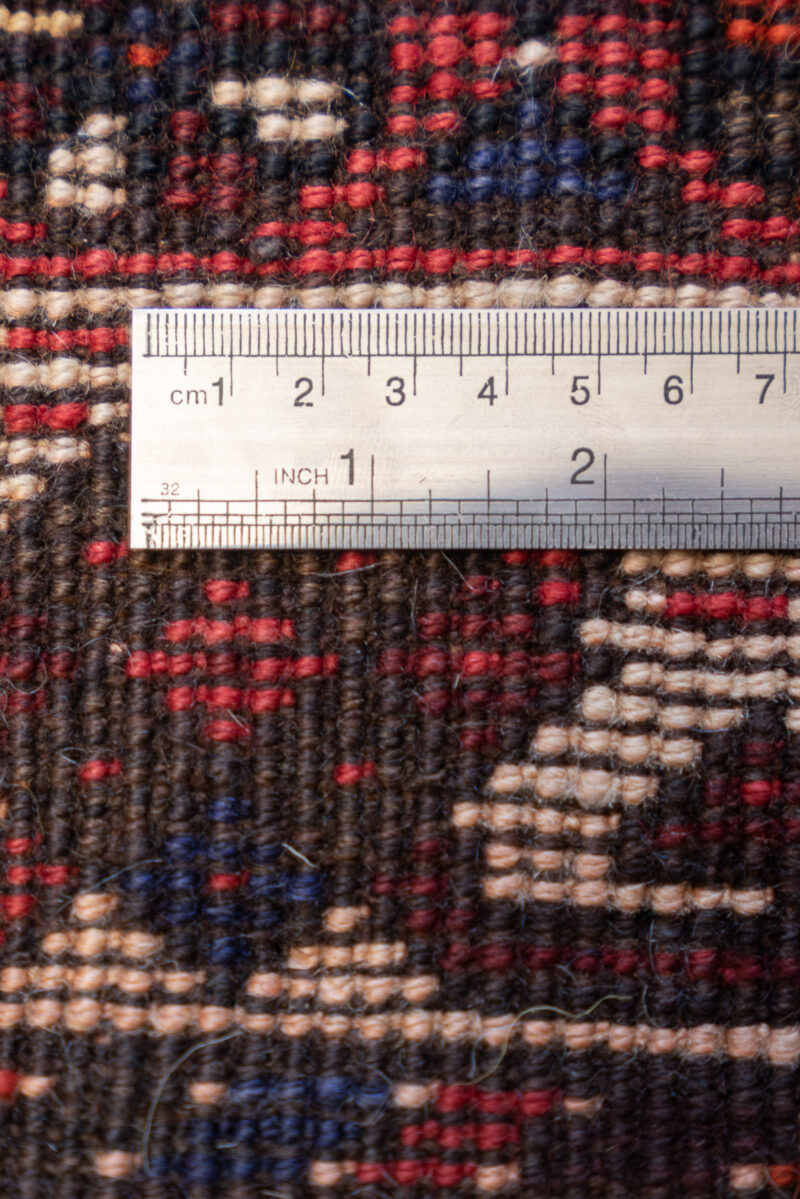 RCA445 Antique Sheshboluki Qashqai Rug 10