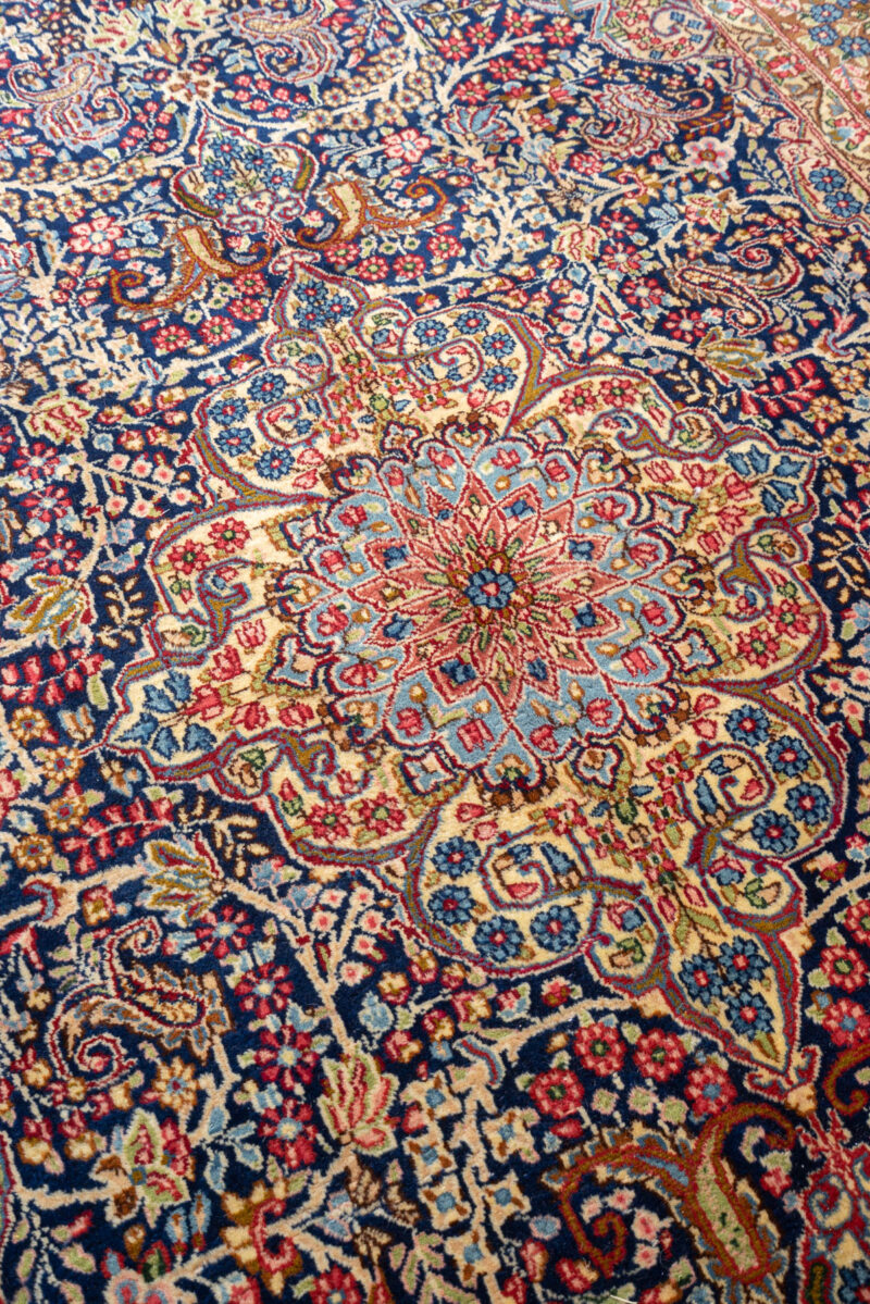 Rca448 Fine Kerman Lachak Toranj Carpet 7