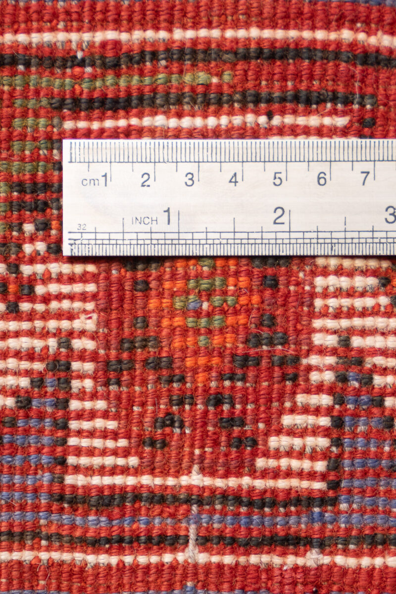 RCA450 Darrehshuri Qashqai Rug Hexagon Medallions Sunset Palette 11