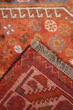 RCA450 Darrehshuri Qashqai Rug Hexagon Medallions Sunset Palette 12