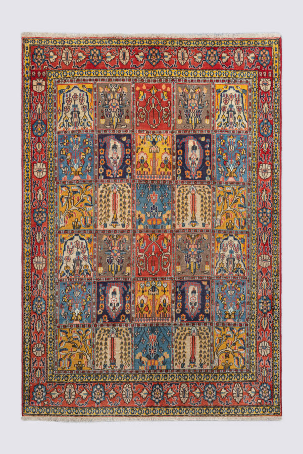 Semi Antique Fine Isfahan Carpet