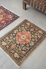 RCA460 Mid 20th Century Silk Qom Carpet 2