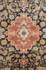 RCA460 Mid 20th Century Silk Qom Carpet 3