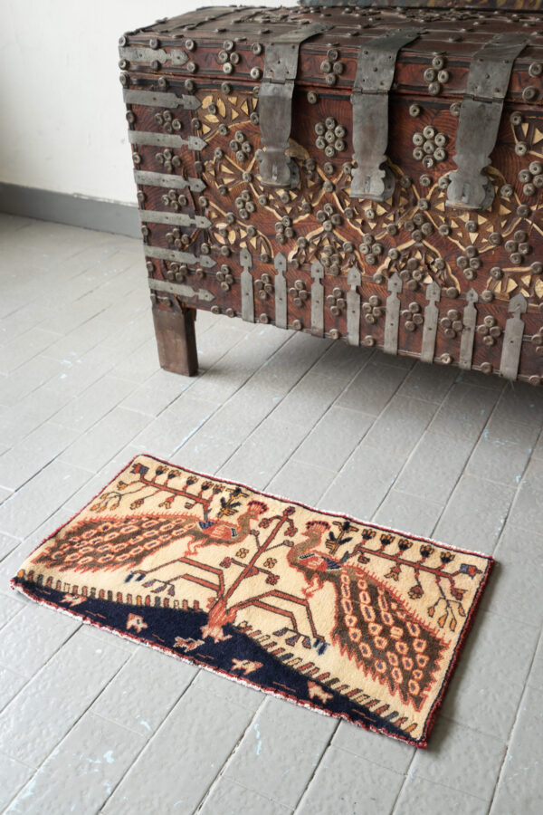 RCA461 Afshar Peacock Carpet 2