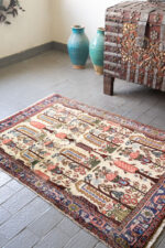RCA472 Semi Antique Koliai Derakhti White Carpet 2