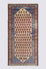 Antique Armenian Boteh Soumak Carpet