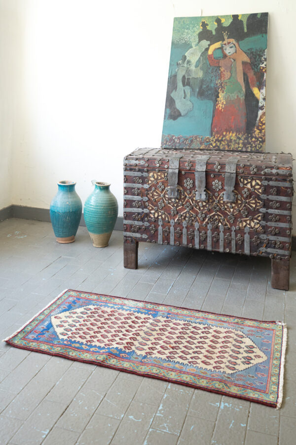 RCA473 Antique Armenian Boteh Soumak Carpet 2
